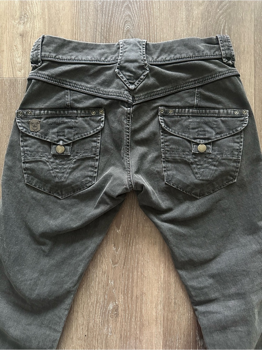 Diesel Women's Skinny Jeans Gray/Brown
